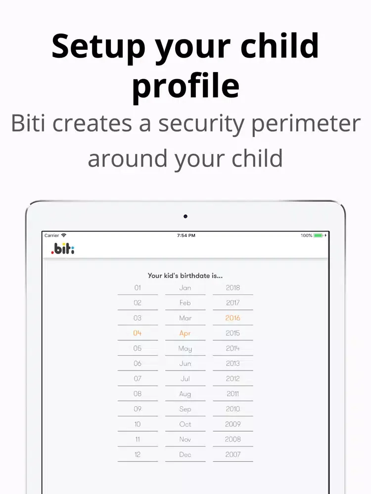 Ảnh chụp màn hình của Biti Kids iPad 