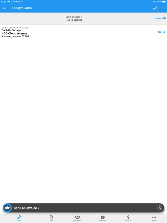 Capturas de tela do Blue Ox Mobile iPad 