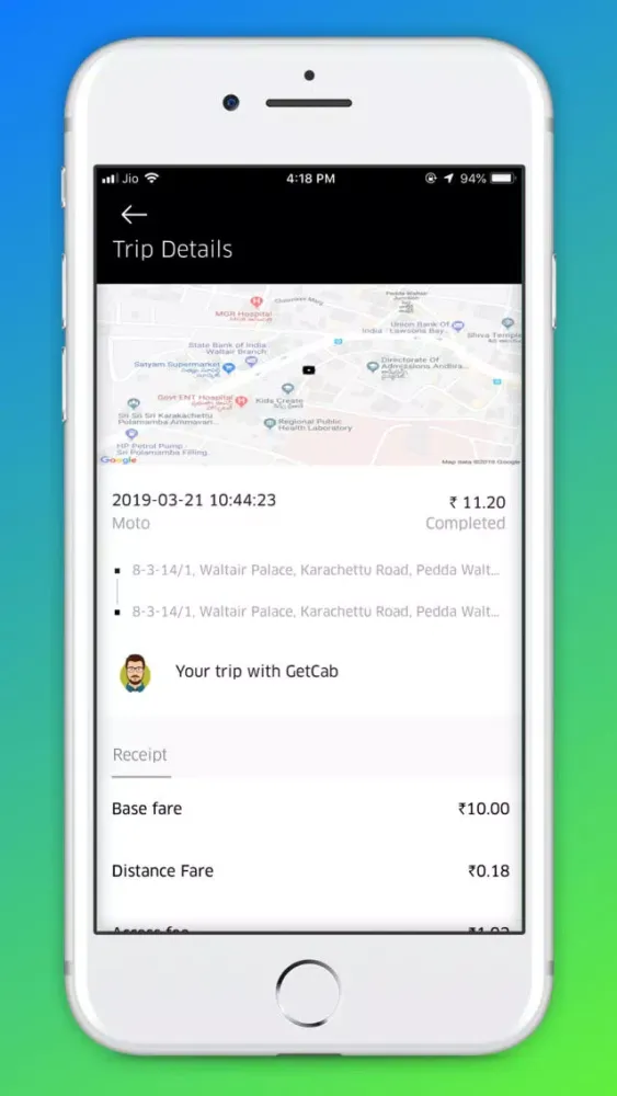 GetCab Screenshots