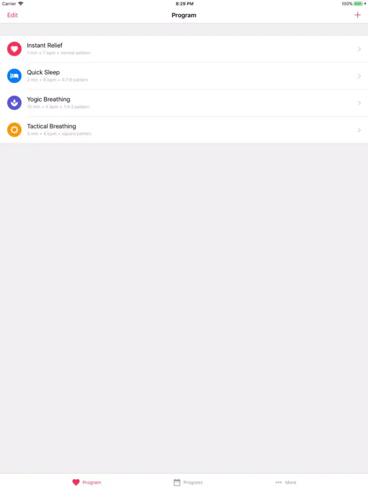 Calmly iPad 应用截图