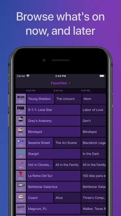 Channels for HDHomeRun! سکرین شاٹس