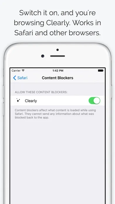 Clearly - Ad and Tracking Blocker 스크린샷