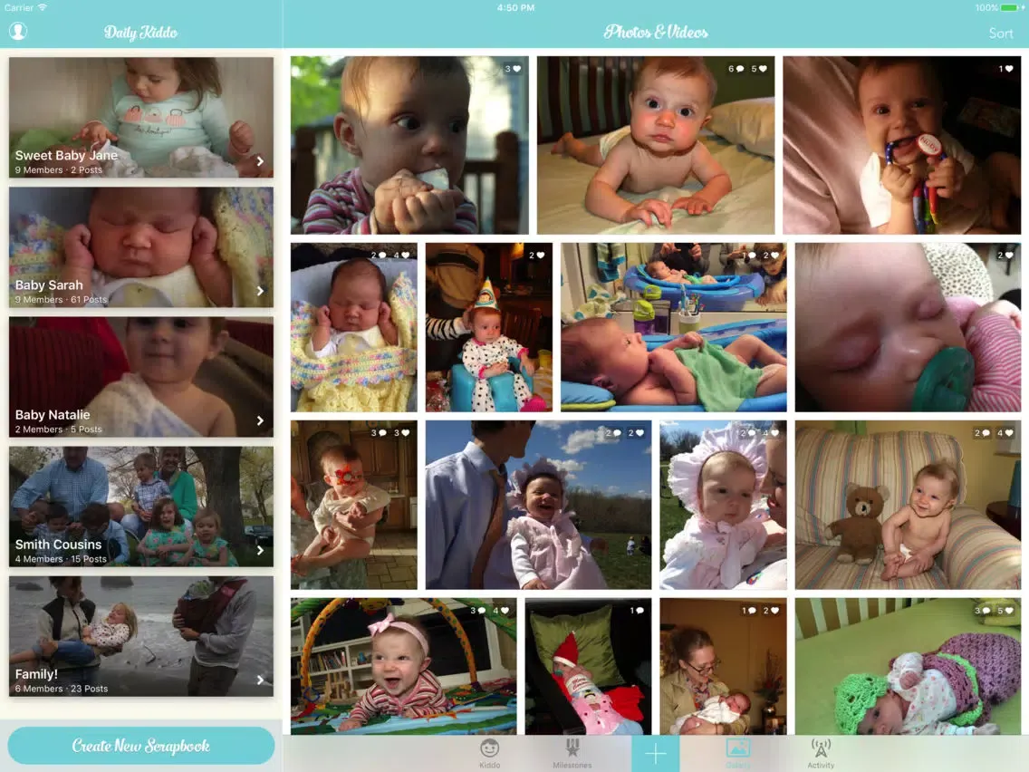 ภาพหน้าจอของ Daily Kiddo iPad 