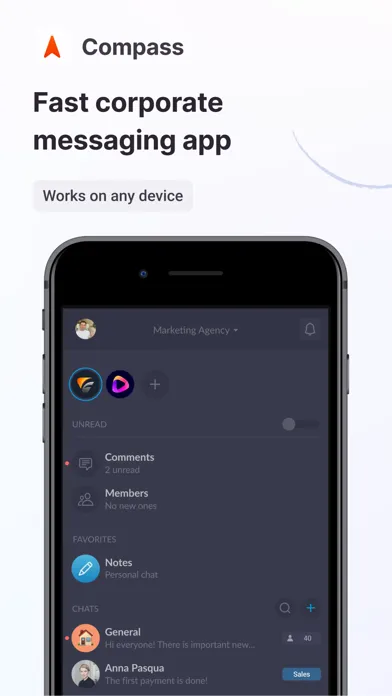 Compass - Business Messenger應用截圖