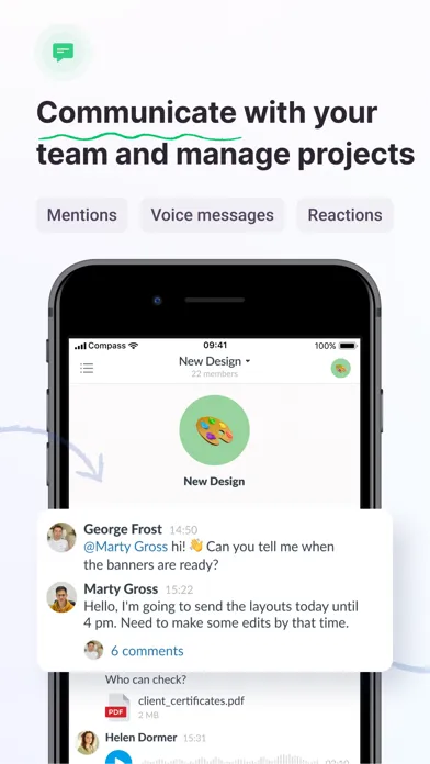 Compass - Business Messenger應用截圖