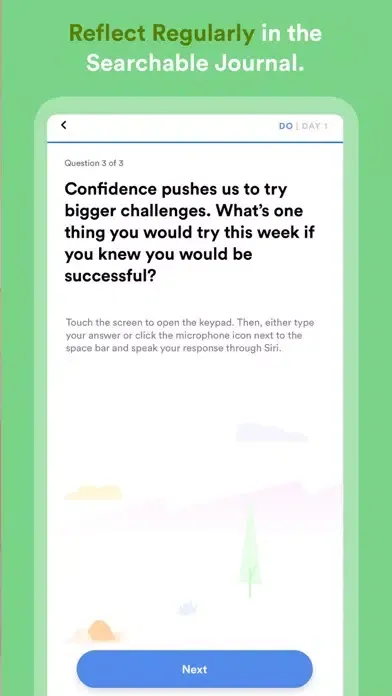Zrzuty ekranu Confidently: Self Confidence