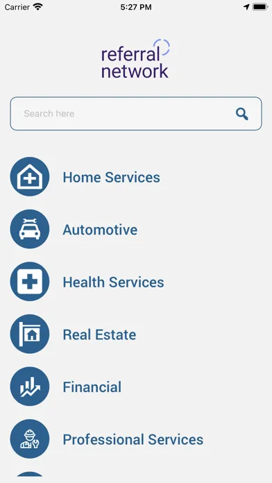 Local Referral Network Screenshots