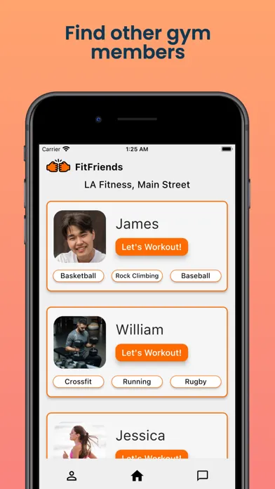 Capturas de pantalla de FitFriends: Find Gym Partners