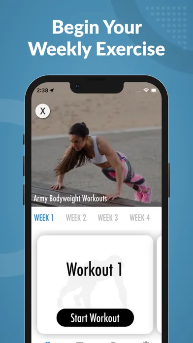 ภาพหน้าจอของ Boot Camp Workouts