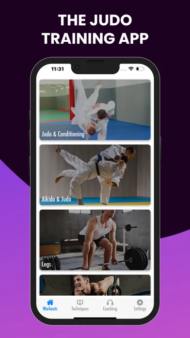 Captures d'écran de Judo Training