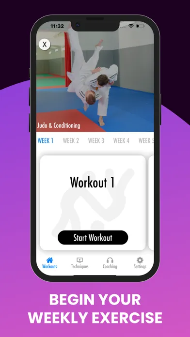 Captures d'écran de Judo Training