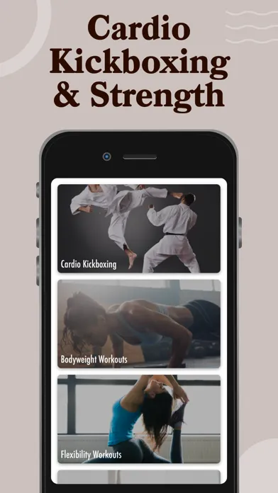 Captures d'écran de Cardio Kickboxing & Strength