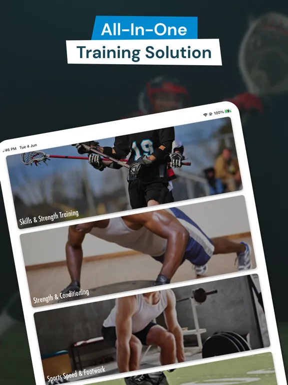 Capturas de tela do Lacrosse Training  & Workouts iPad 