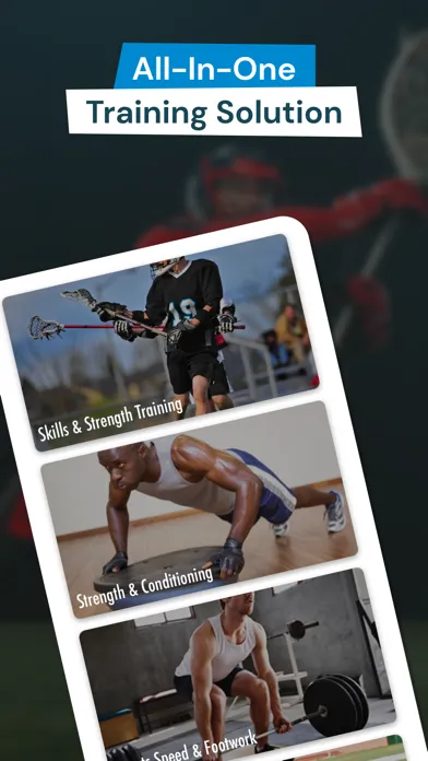 Capturas de tela do Lacrosse Training  & Workouts