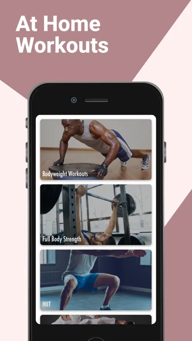 Tangkapan skrin At Home Workouts