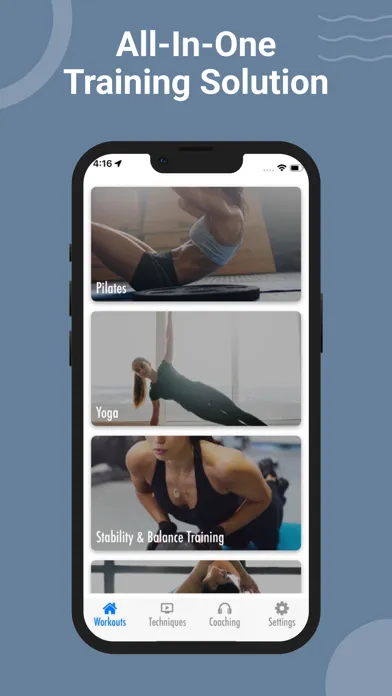 Скриншоты Pilates Workout Routines