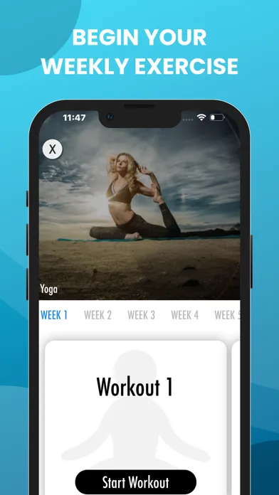 Ảnh chụp màn hình của Yoga: Workouts for Beginners
