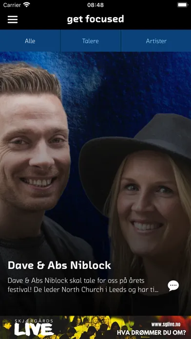 Get Focused Deltakerguide Screenshots