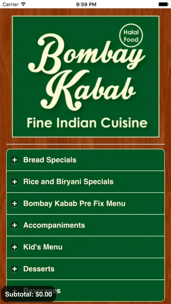 Скриншоты Bombay Kabab