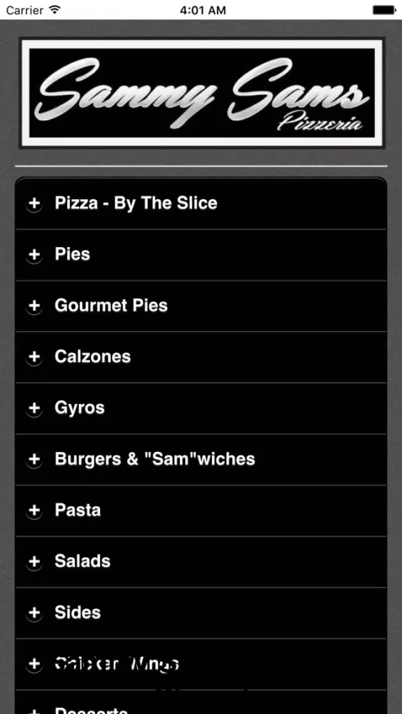 Screenshot di Sammy Sam's Pizza