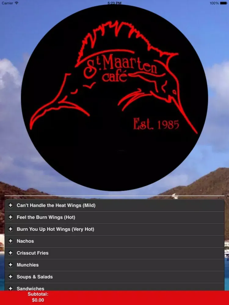 Скриншоты St. Maarten's Cafe iPad 