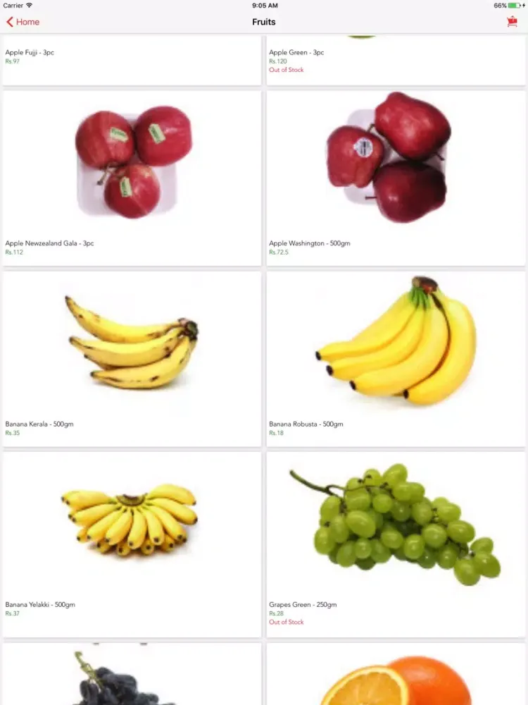 Capturas de pantalla de Freshmart: Grocery in Whitefield, Bangalore iPad 