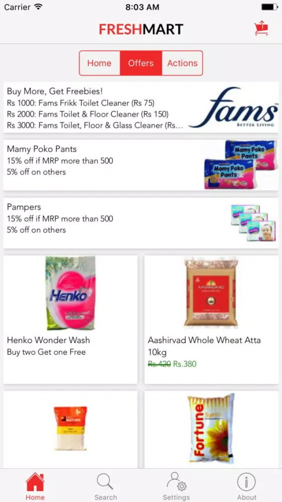 Capturas de pantalla de Freshmart: Grocery in Whitefield, Bangalore