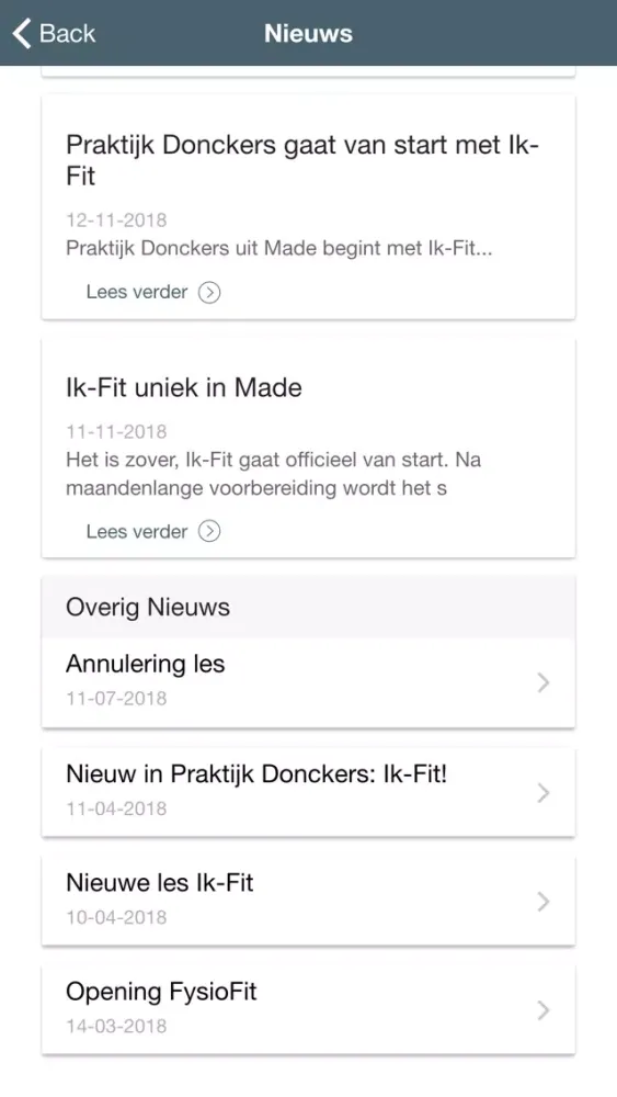 تصاویر Donckers - Fitplan