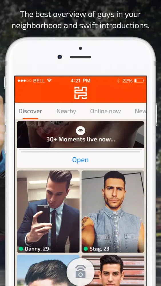 Скриншоты Hanky - Gay dating, flirt and fun by live selfies