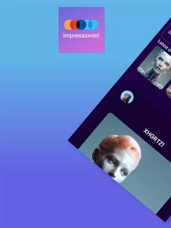 Impressionist AI Designer iPad  سکرین شاٹس