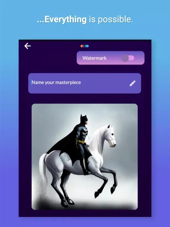 Impressionist AI Designer iPad  سکرین شاٹس