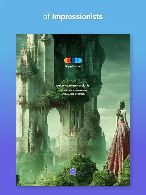 Impressionist AI Designer iPad  سکرین شاٹس