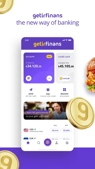 Скриншоты getir: groceries, food&beyond