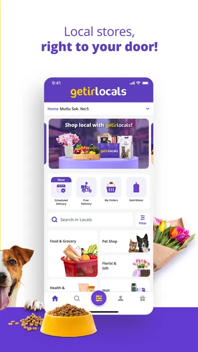 Скриншоты getir: groceries, food&beyond