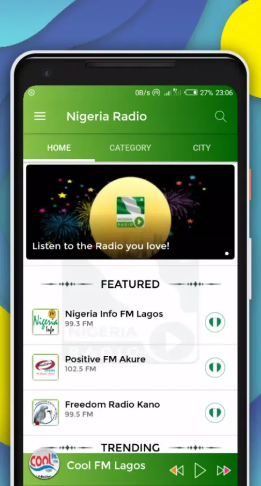Скриншоты Nigeria Radio
