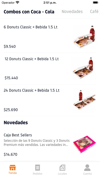 Dunkin' App Chile应用截图