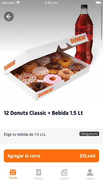Dunkin' App Chile应用截图