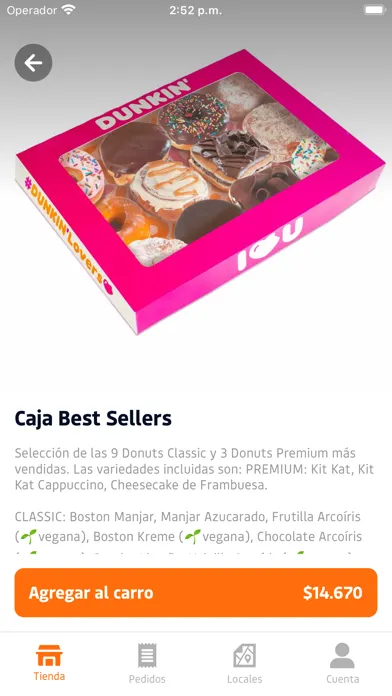 Dunkin' App Chile应用截图