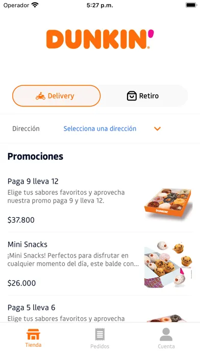 Скриншоты Dunkin' Colombia