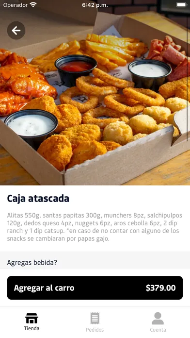 Ảnh chụp màn hình của Santas Alitas