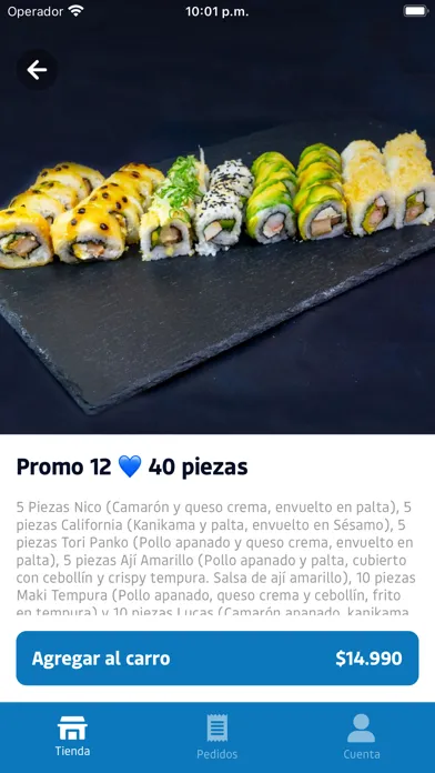Capturas de tela do SushiBlues