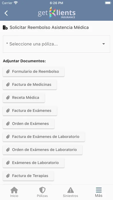 Capturas de pantalla de AMB Seguros Portal de Clientes