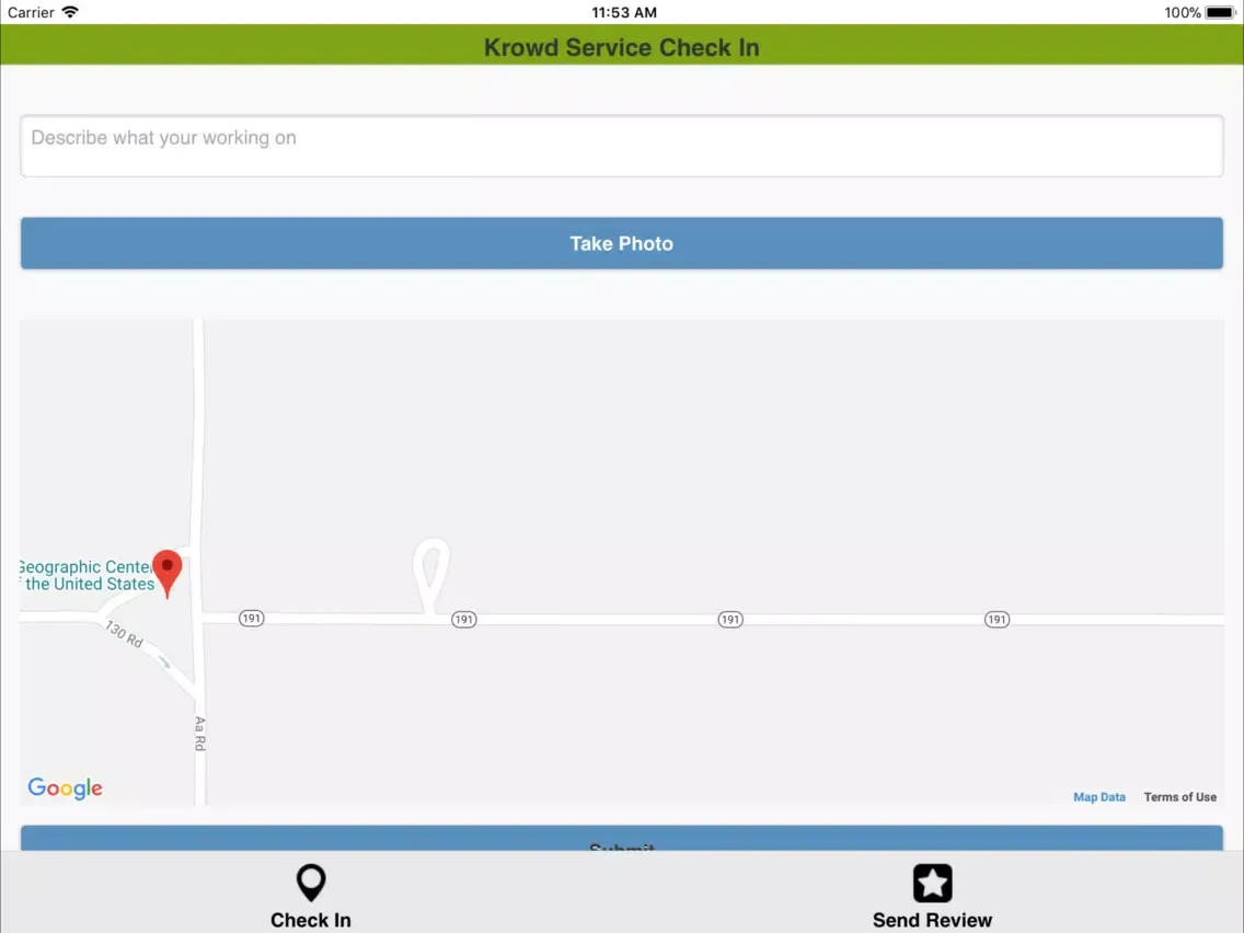 krowdService iPad  স্ক্রিনশট