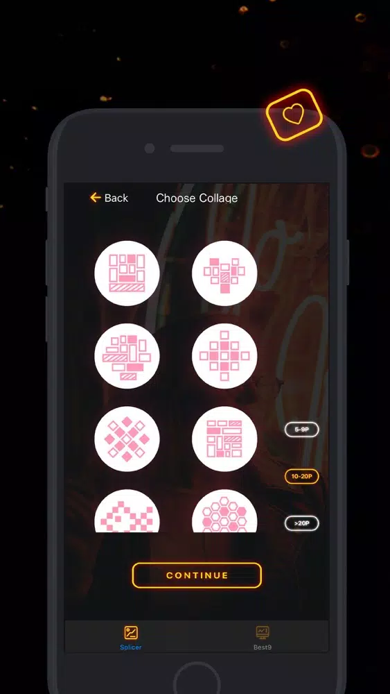 Top Grid for Instagram Post スクリーンショット
