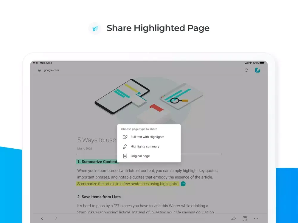 Tangkapan layar Ocean: LINER Browser iPad 