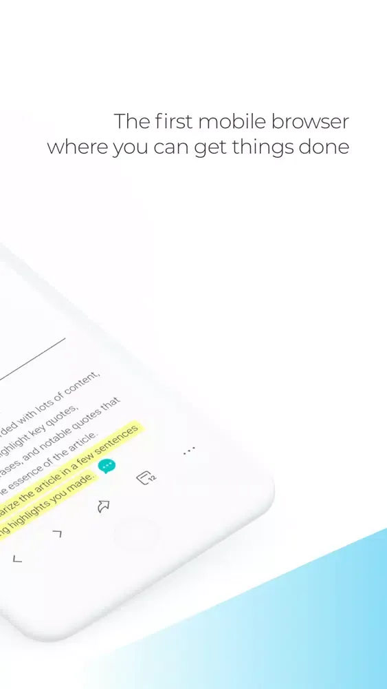 Tangkapan layar Ocean: LINER Browser
