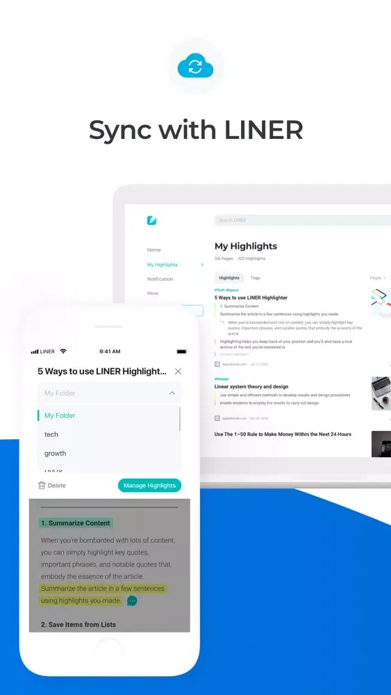 Tangkapan layar Ocean: LINER Browser
