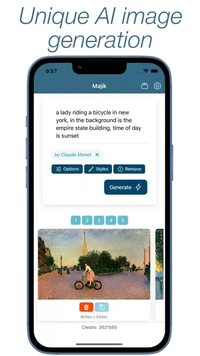 Majik - AI Image Generator スクリーンショット