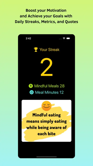 Tangkapan layar Get MealCoach: Fix Overeating