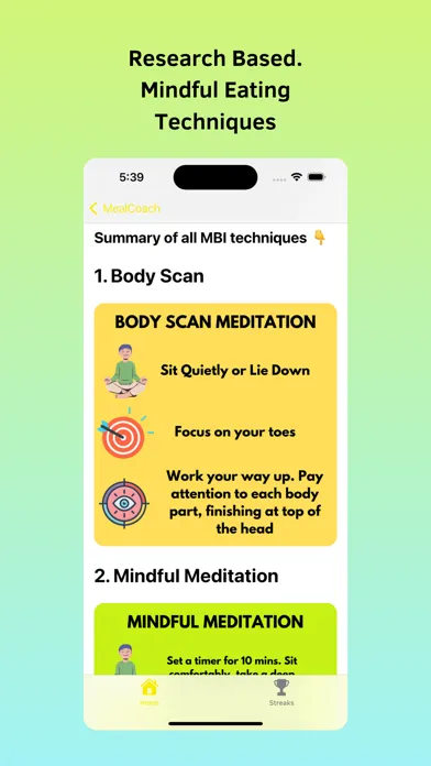 Tangkapan layar Get MealCoach: Fix Overeating